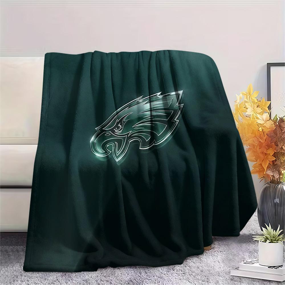 Philadelphia Eagles Flannel Blanket, High quality Comfortable for All Seasons, Home Decor, Warmth and Comfort
