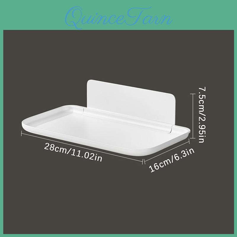 Shelf Saving Folding Wall Mounted Space Foldable Storage Rack Punchfree Phone Holder Wifi Router Storage Tray Home Organizer