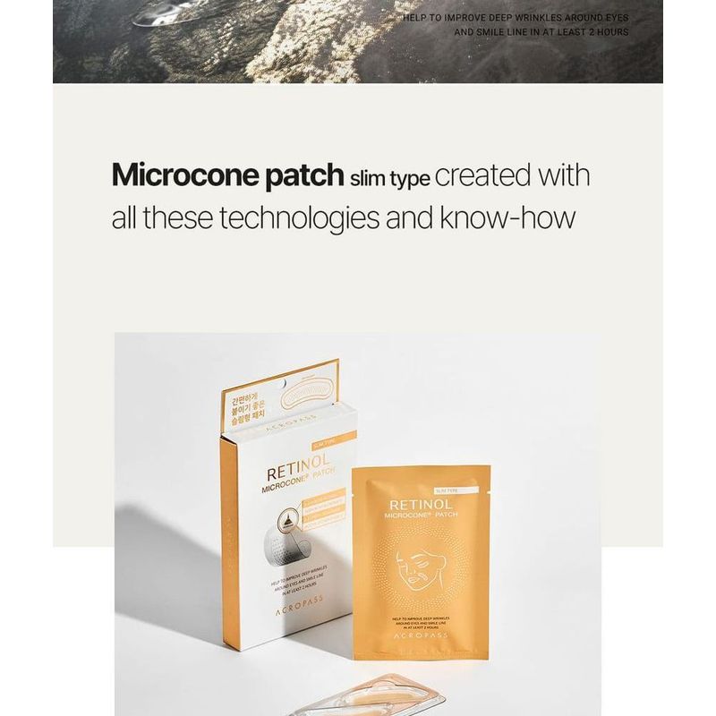 Acropass Retinol Mikro Konili Yama İnce Tip