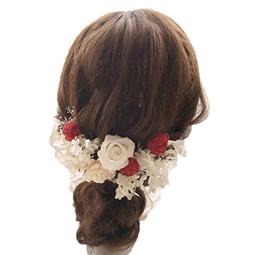 

Lulu s Rose Flower Hair Accessory, Preserved Flower Headpiece, Wedding Bridal Crown, Lulu s-1149