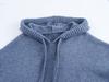 Women's Leopard Print Hooded Knit Sweater - Winter 2024 European and American Style