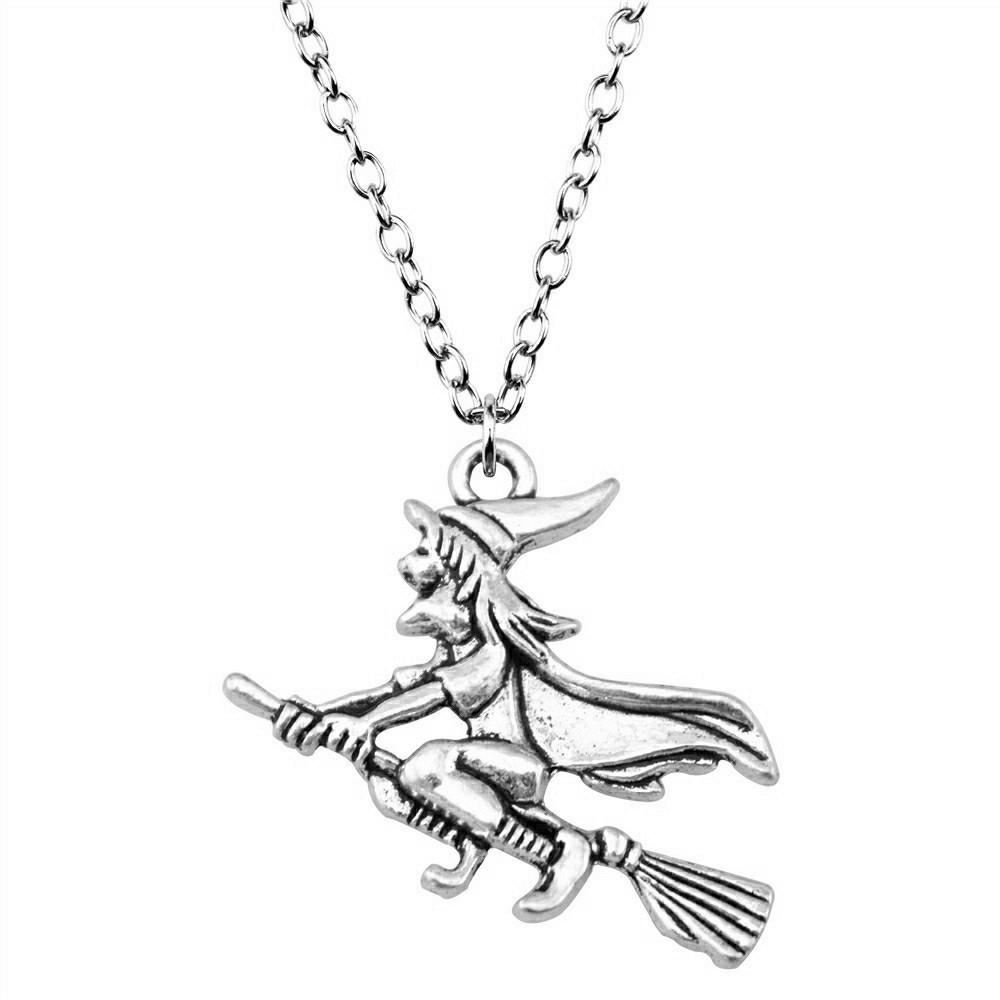 

Egyptian Isis Goddess Wing Pendant Necklace Mythology Spiritual Jewelry 45cm or 70cm long chain A24-1pcs-36x34mm Chain 45cm