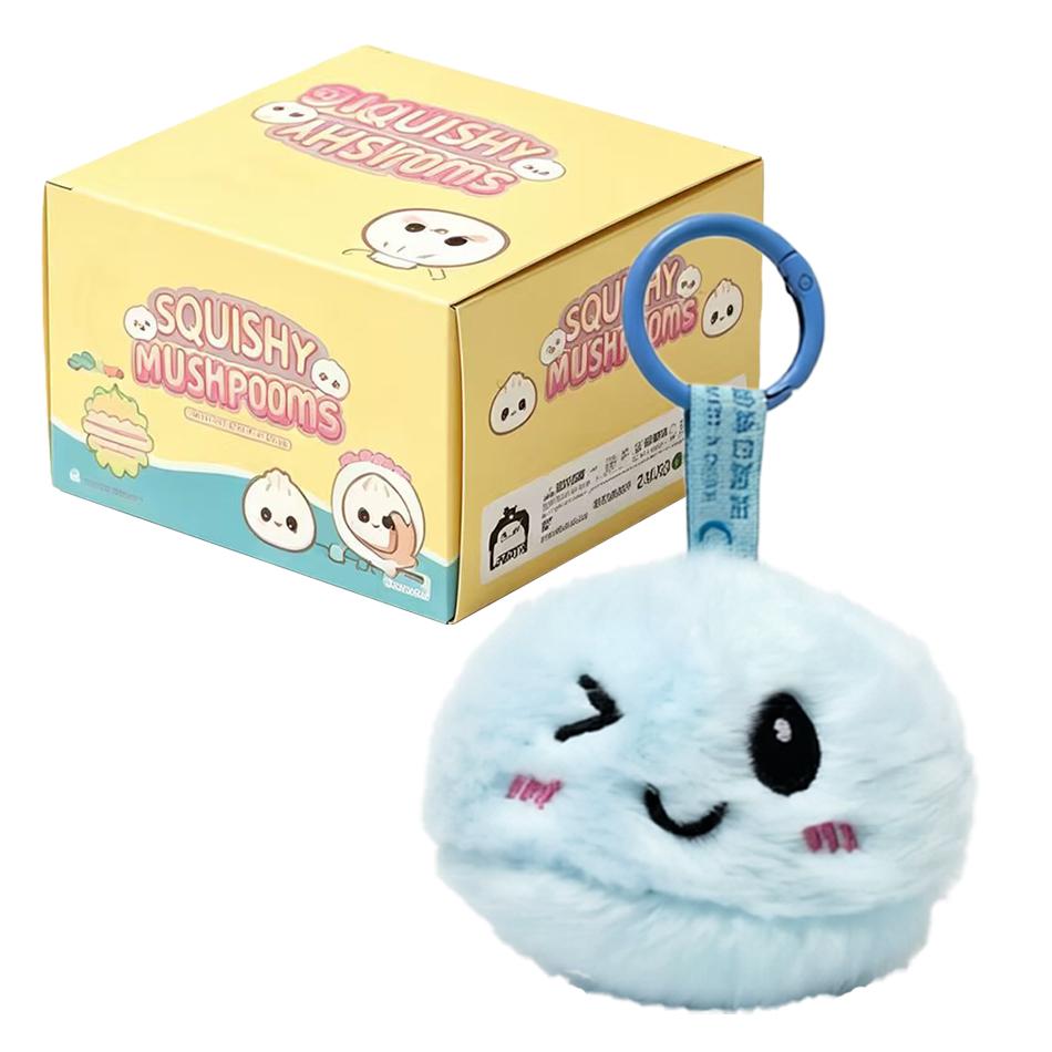 Trendy New Simulation Dumpling Plush Keychain Style Bag Hanging Cute Simulation Backpack Pendant Cartoon Toy Birthday Gift