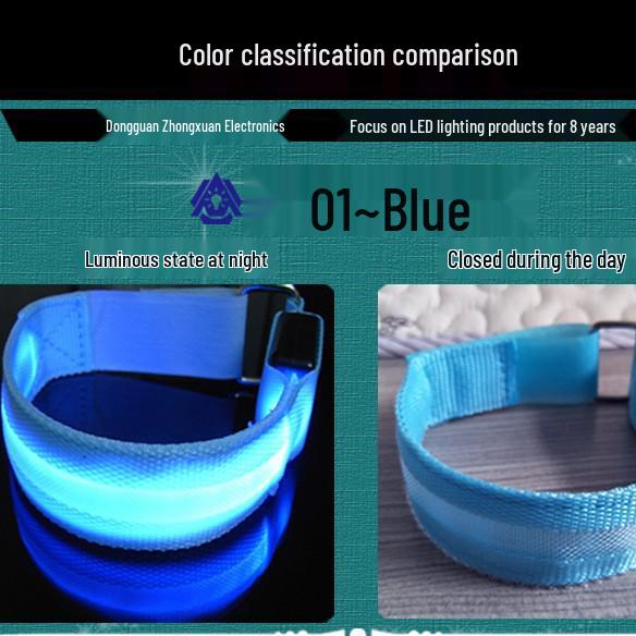 

LED Reflective Safety Wristband for Night Sports and Events