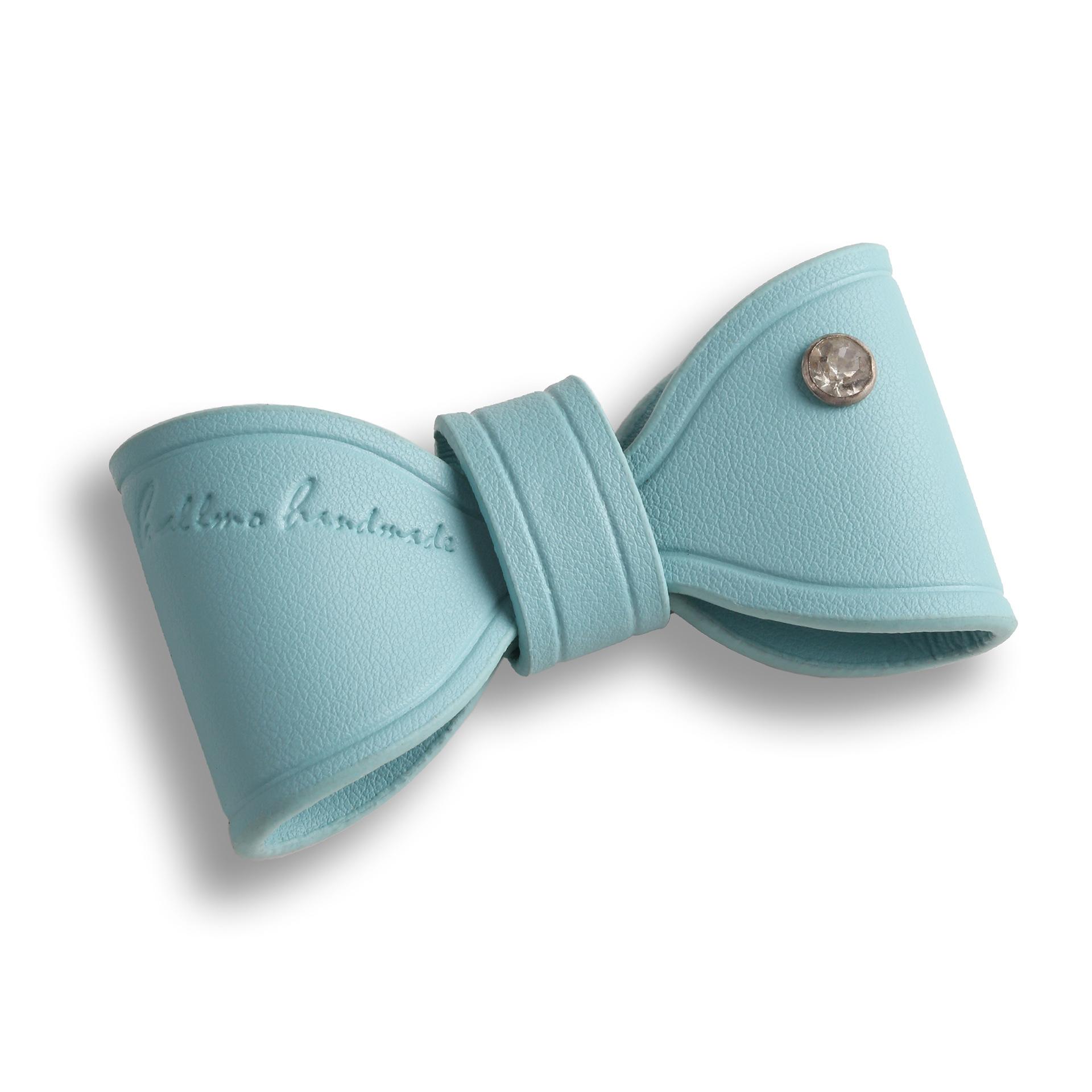 Bow Keychain Pendant Cute Leather Keychain Same Car Keychain Women S Model