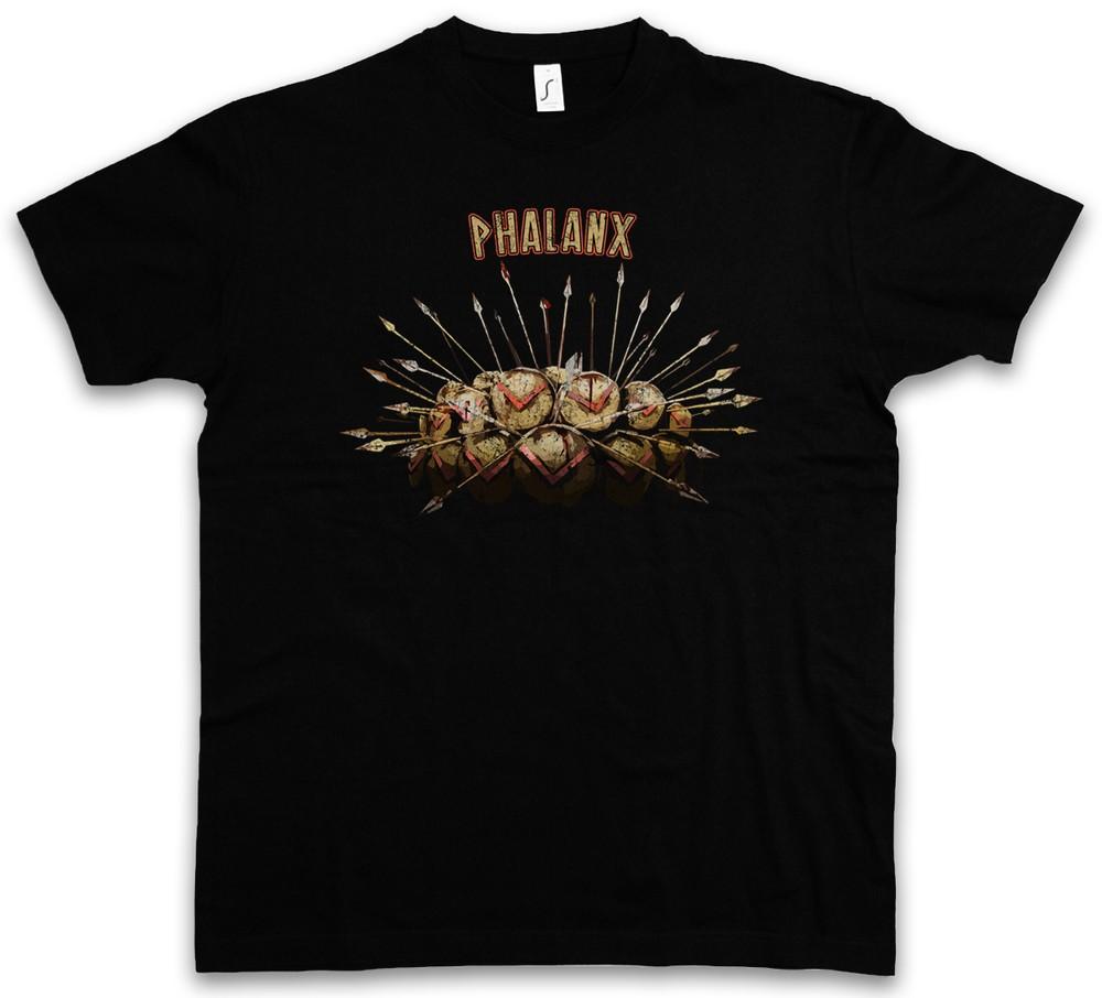 

PHALANX T-SHIRT Hoplite Hoplites Sparta SpartansShield Spear Helmet Leonidas 300 S