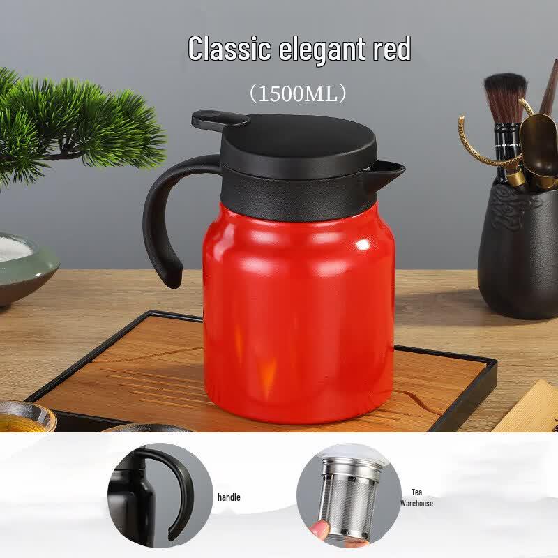 Qiwei 304 Stainless Steel Insulated Teapot