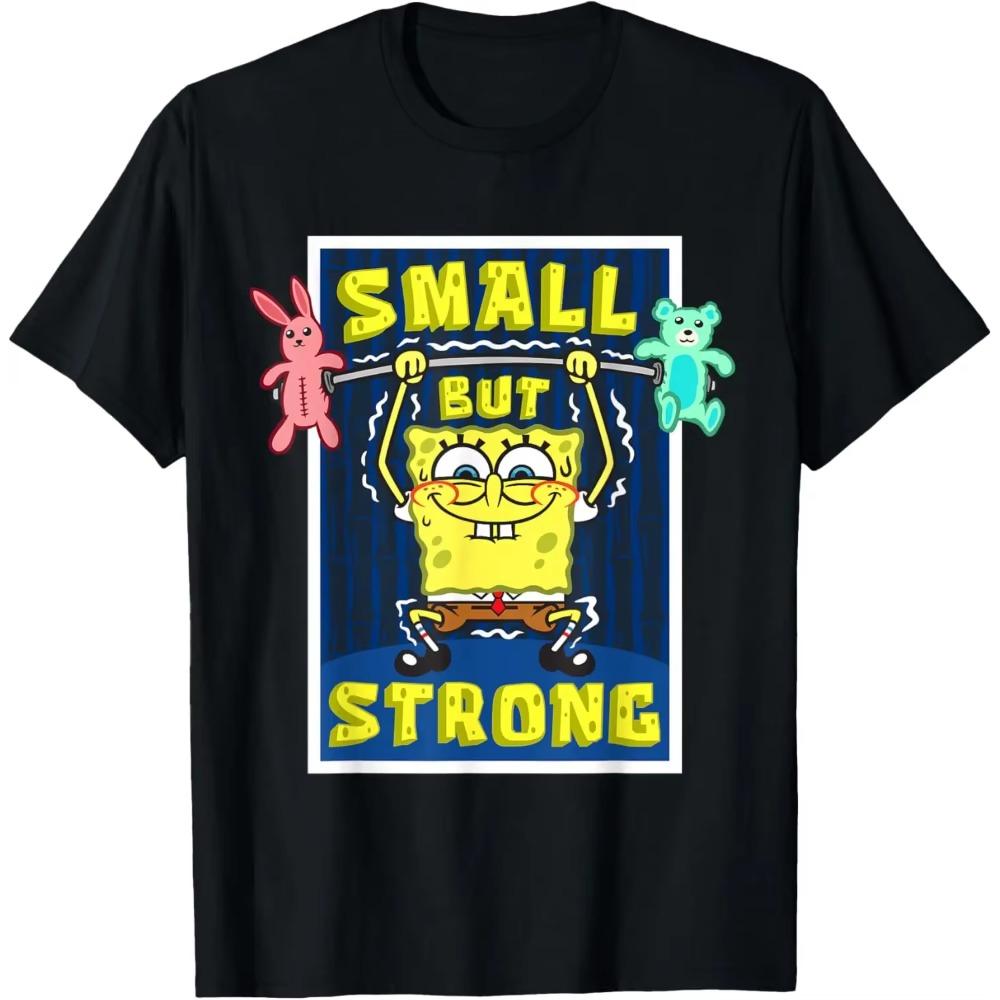 

Mademark x SquarePants - Small But Strong Boys Girls Birthday T-Shirt XXXXXL чёрный