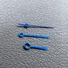 Green Luminous Sharp End Blue Watch Hands Set for NH35A NH36 Movement B41
