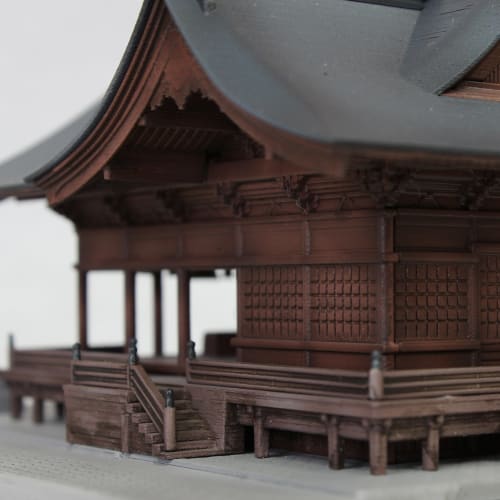 PM Office A 1/150 Scale Plastic Model Kit: Suwa Taisha Shrine, Shimosha Akimiya, the Ichinomiya Shrine of Shinano Province