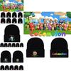 Cocomelon Jj Knitted Beanie Hat Printed Bonnet Kids Warm Hat Hip Hop Cosplay