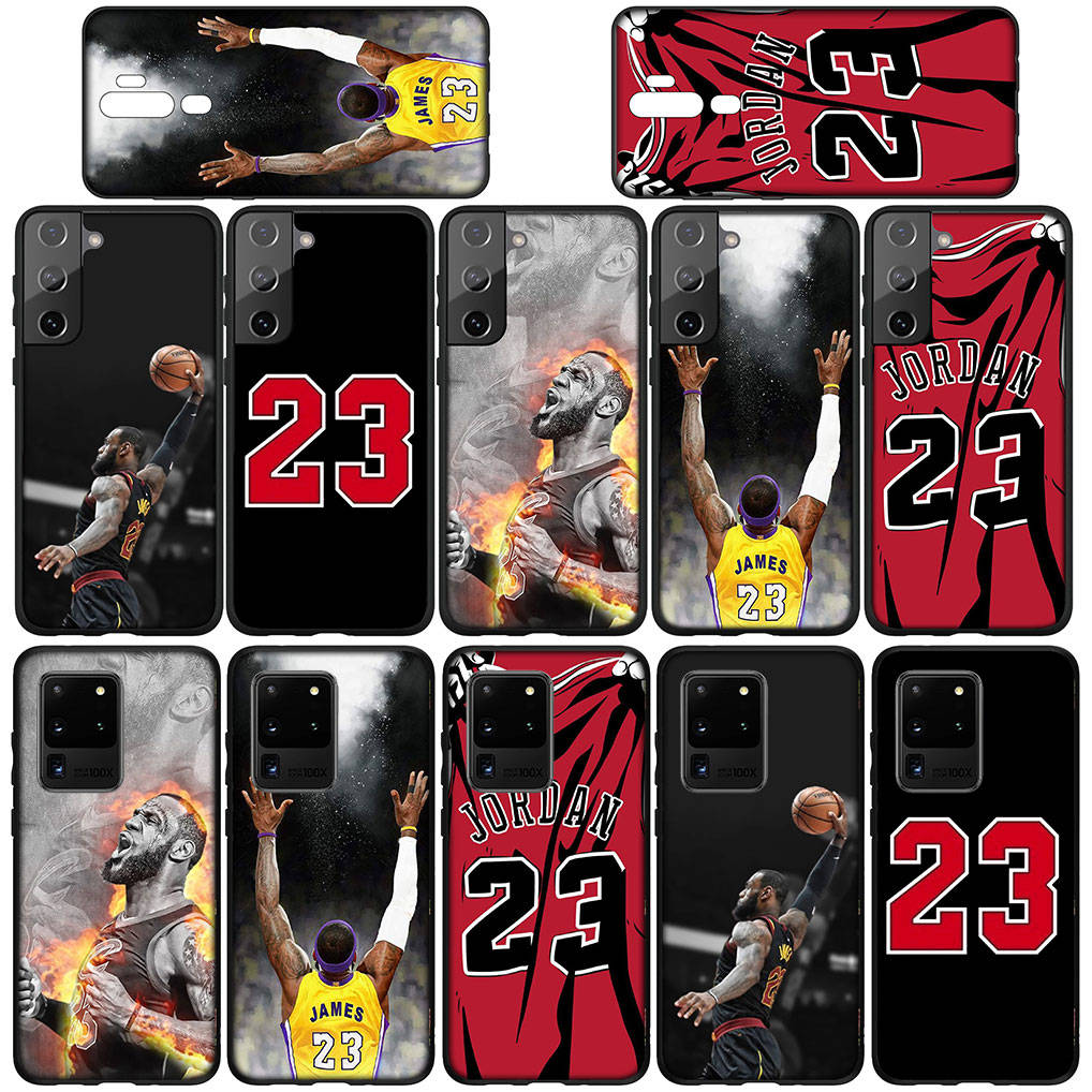 For Samsung Galaxy S24 S23 iPhone 16 15 14 Xiaomi Redmi Note 13 12 11 10 8 Plus 9 Pro Max X XR Phone Case Basketball Star No23 No 23 OPPO Huawei Cover