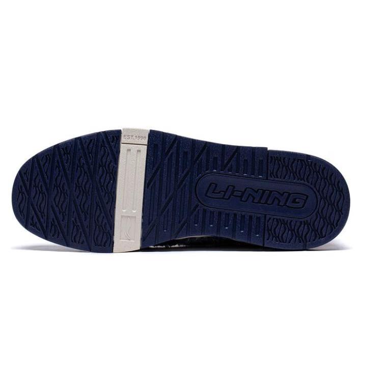 Li Ning 001 BTC PREMIUM Textile, Synthetic Leather Comfortable Slip Resistant Low Top Skateboard Shoes Men's Navy AGCT101-1
