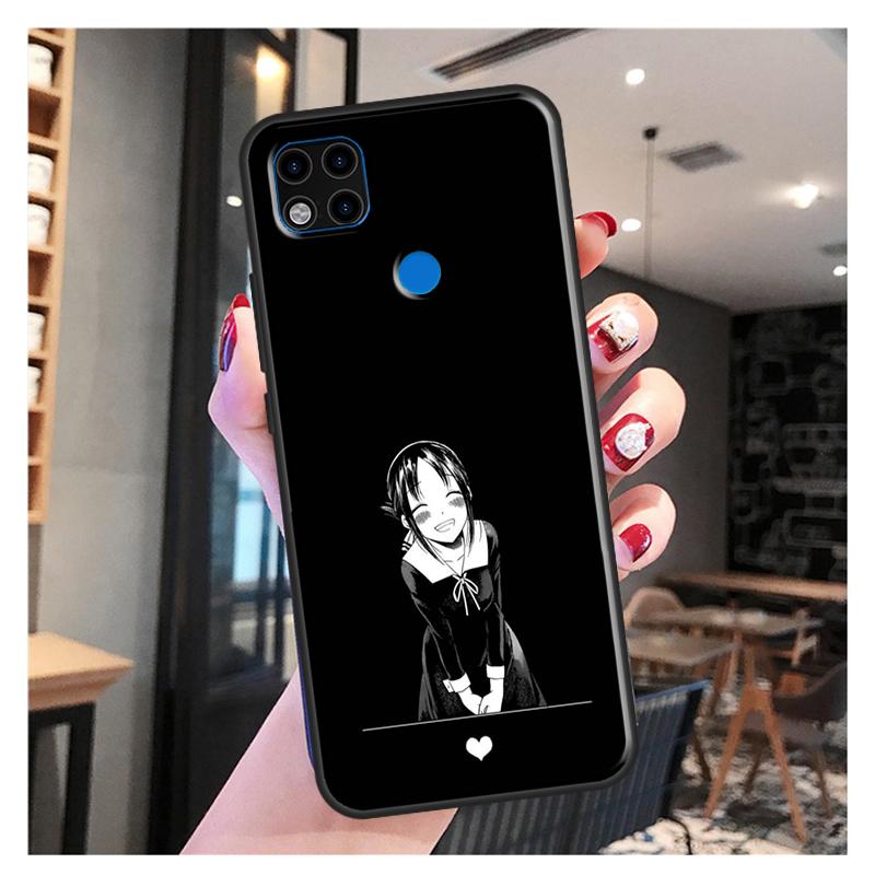 Anime Kaguya Sama Case For Xiaomi Redmi Note 10 Pro Note 9 Pro Note 11 Pro 8T 9S 10S 10 9A 9T 9C Cover Case