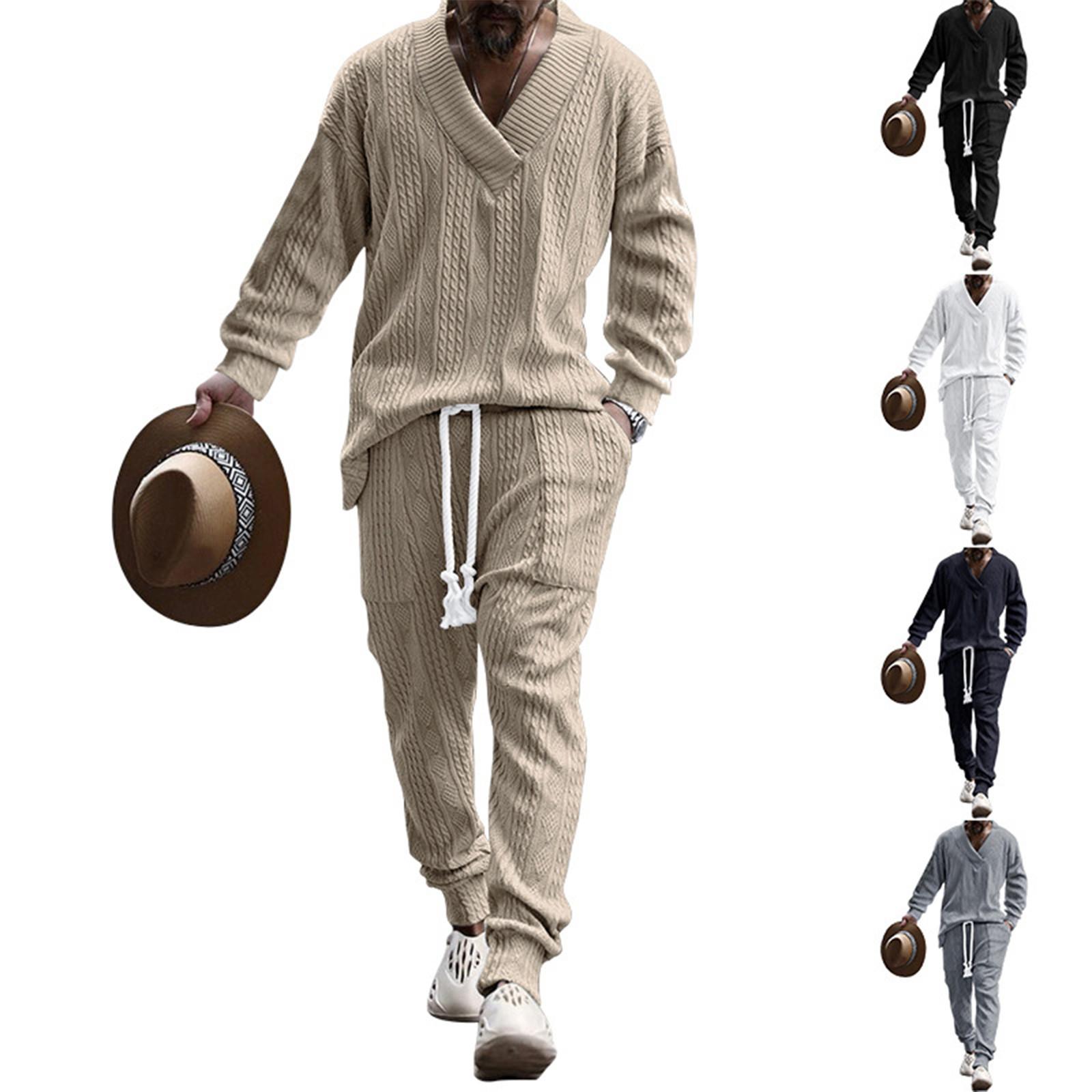 

Men S Large V-Neck Loose Casual Long Sleeved Shirt Sports Top L чёрный