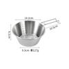 304 Stainless Steel Creative Mountain Outdoor Camping Multifunctional Snow Bowl Folding and Hanging Soup Bowl Cooking Utensils