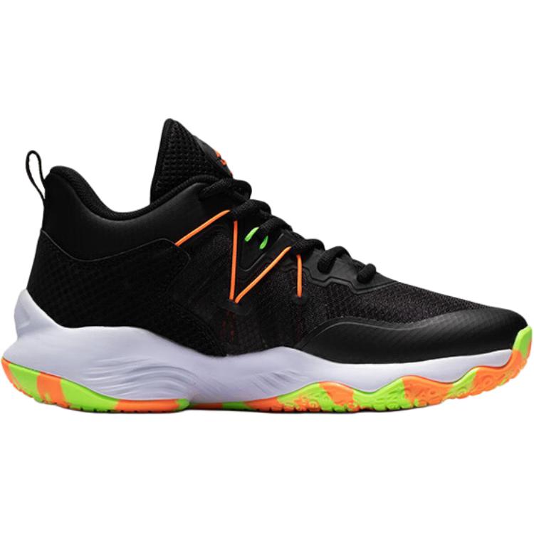 Li Ning Kids Comfortable Versatile Non-Slip Durable Low-Top Basketball Shoes Kids sneaker Black YKBS034-43