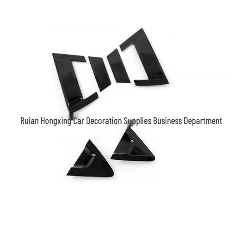 Durable Electroplated Bright Black Carbon Fiber Car Door Handles