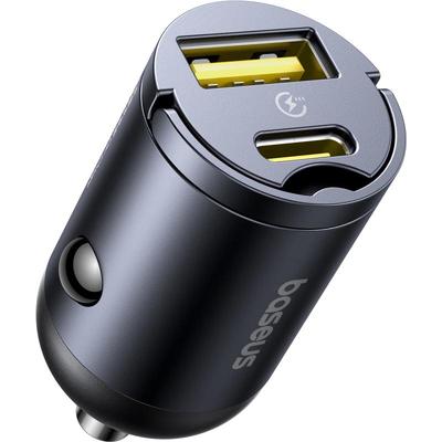 Baseus 30W Hidden Cigarette Lighter Dual Port Car Charger
