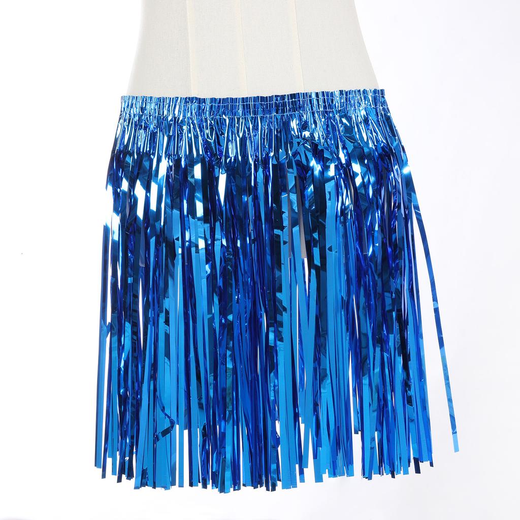 Halloween Carnival Dance Show Rainbow Grass Dress Up Hawaii Beach Ball Party Decoration