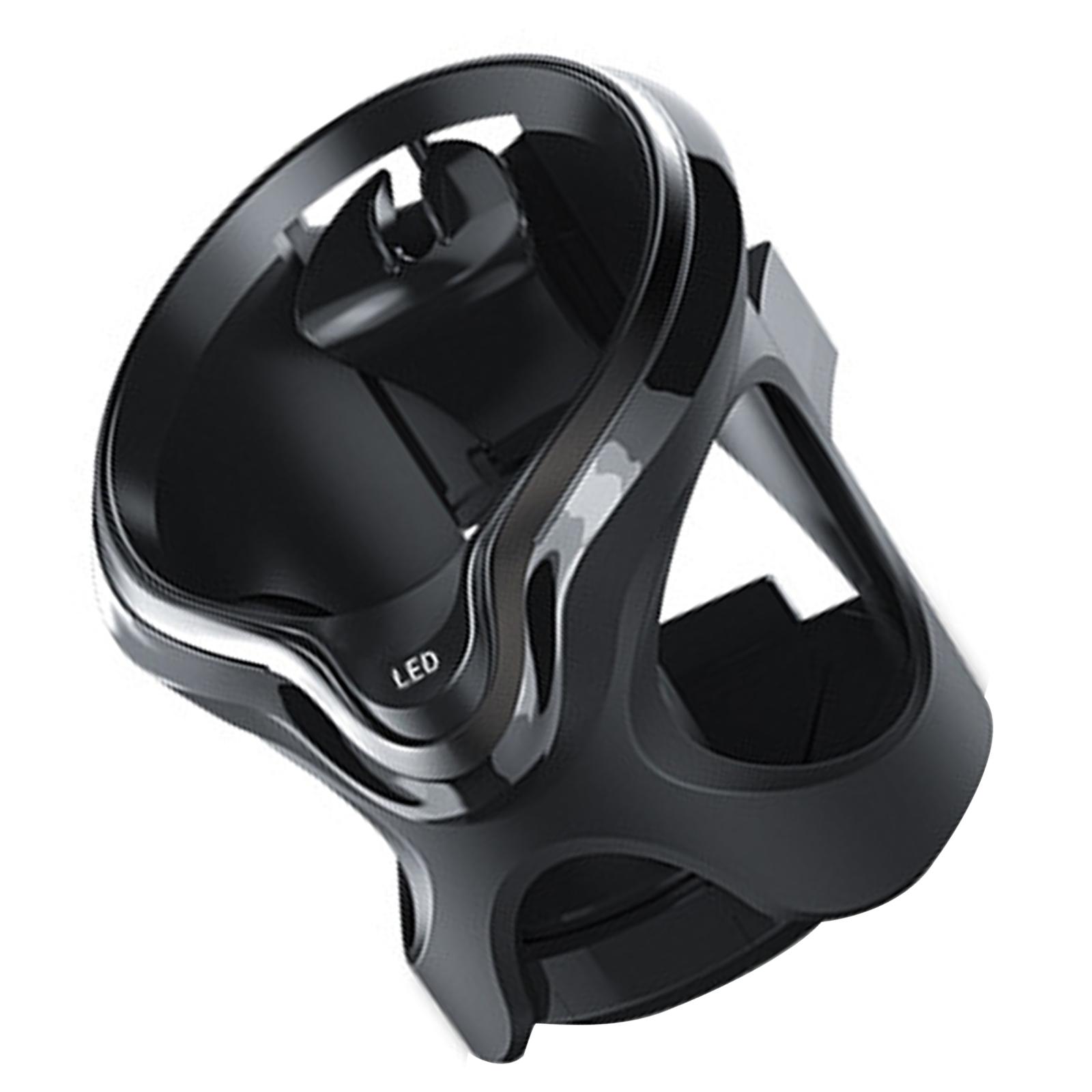 

Автомобильный держатель для стакана со светодиодной подсветкой, подставка с датчиком гравитации, держатель для бутылки с водой, держатель для напитков на вентиляционном отверстии серебряный