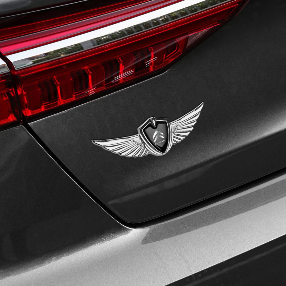 Car Stickers 3D Metal Custom Badges Auto Styling Decoration Accessories For Citroen C3 Berlingo C4 Saxe Jumpy C1 C4 C5x7 Picasso