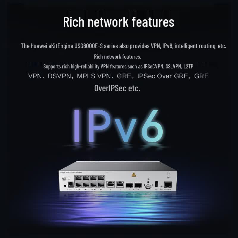 Huawei Kunling USG6000E-S12-AC Next-Gen Firewall