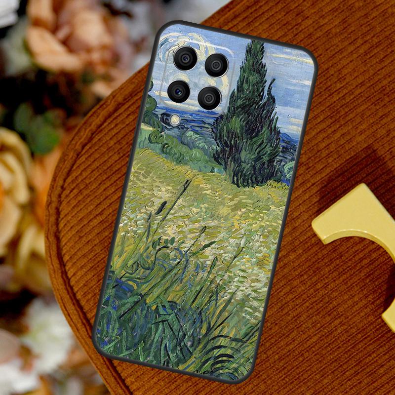 Paintings Starry Night Gogh For Samsung Galaxy M14 M34 M54 M12 M32 M52 M53 M33 M13 M20 M15 M55 M31s M30s M21 M51 Case