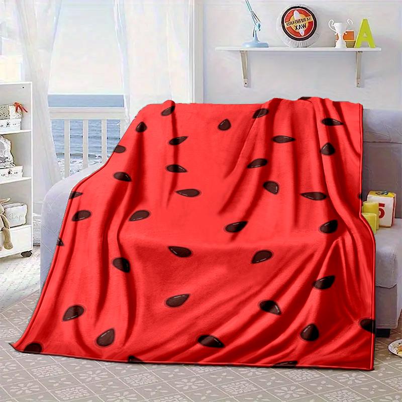 Watermelon Slice Pattern Blanket Flannel Blanket Throw Blanket Sofa Cover Blanket Soft Premium Blanket Picnic Blanket Tv Blanket Gifts
