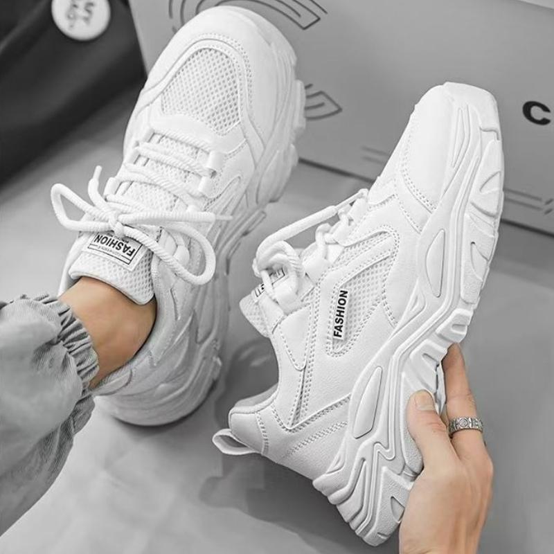 Fashion Minimalist Men's Casual Sneakers Running Mesh Upper High Quality Unisex Walking Outdoor Summer Sale Simple On Male Sports Shoes