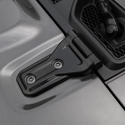 A Pair Car Hood Hinge Protector Trim Cover  Exterior Decoration  Accessories For Jeep Wrangler JL 2018 2019 2020 2024 2024