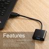 DOONJIEY HDMI-compatible Male to VGA Female 1080P Video Converter Adapter for PC DVD HDTV