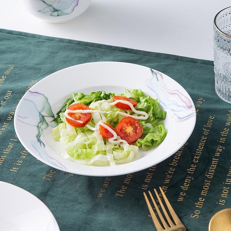 Vidu Water Rhyme Jiangnan 12-Piece Ceramic Dinnerware Set