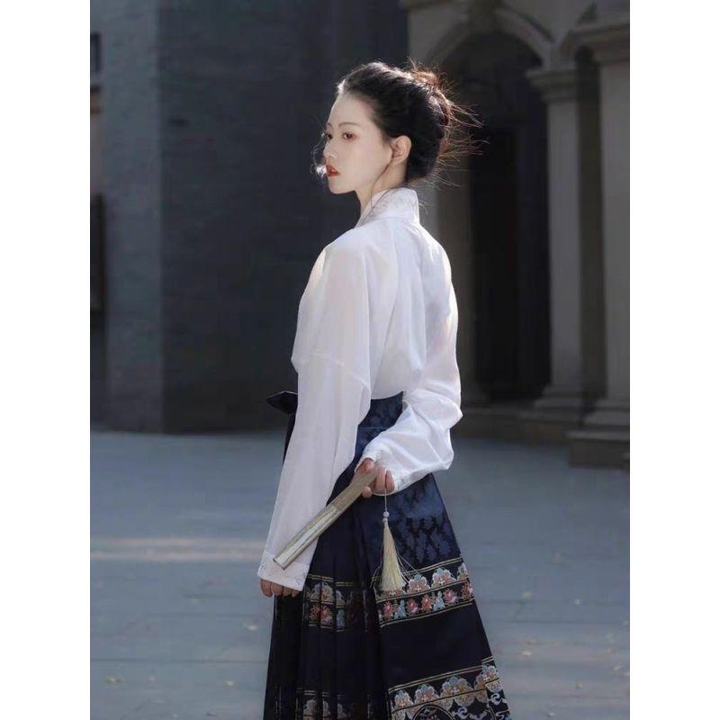 Tanzmethode Tiannv-Thema, verbesserter Hanfu- und Rock-Anzug, Damen-Anzug für die tägliche Arbeit, Pendeln