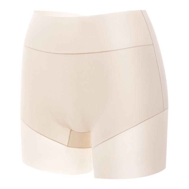 

Female Spring and Summer Ice Silk To Lift Buttocks and Abdomen To Prevent Walking Without Trace High Waist Safety Underwear XL тілесний