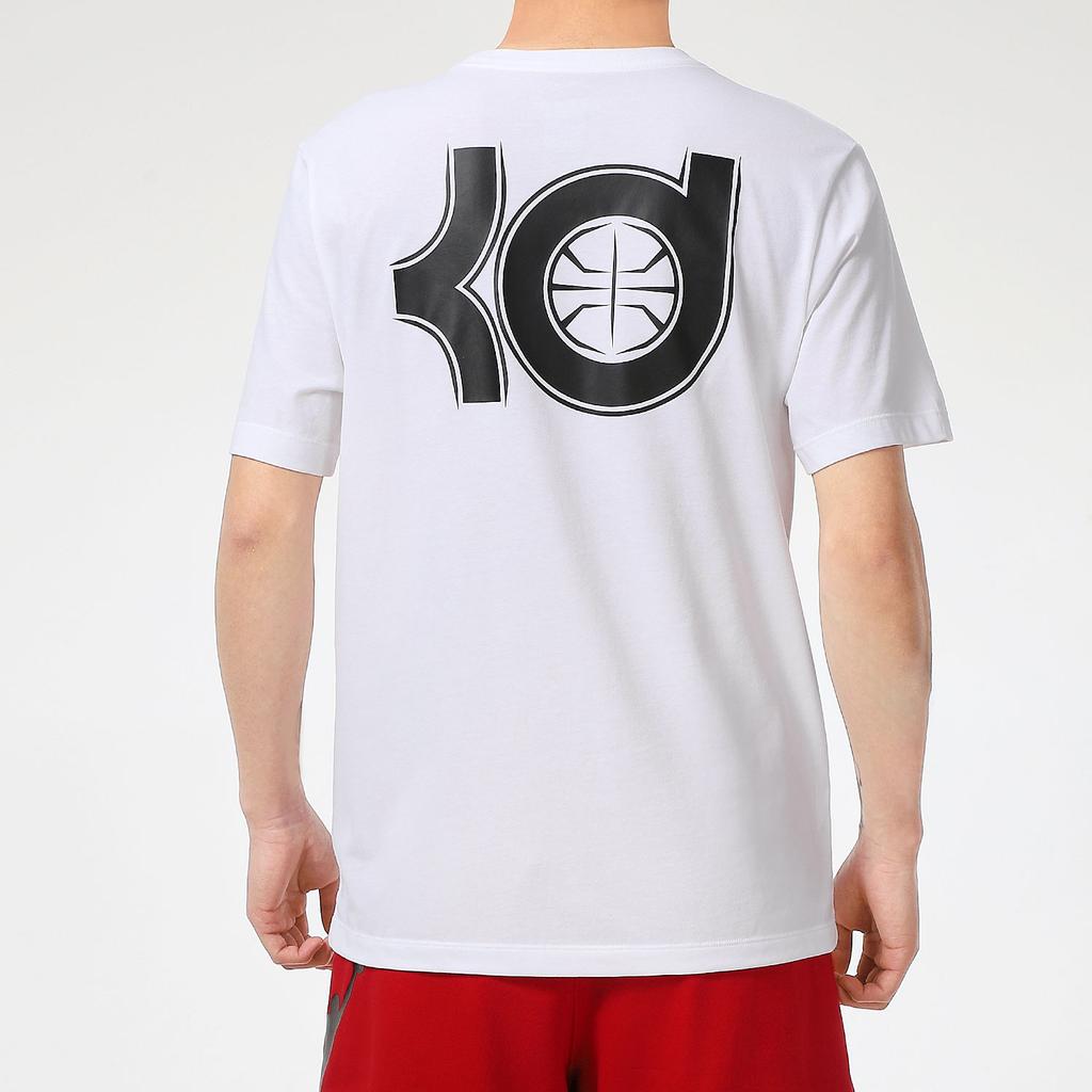 Nike Dri-FIT KD Printed Basketball Crew Neck Short Sleeve T-Shirt Men Tops White DD0776-100