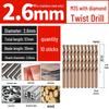 Set di punte da trapano HSS M35 al Cobalto per Legno, Metallo, Acciaio Inossidabile - Alta Durezza