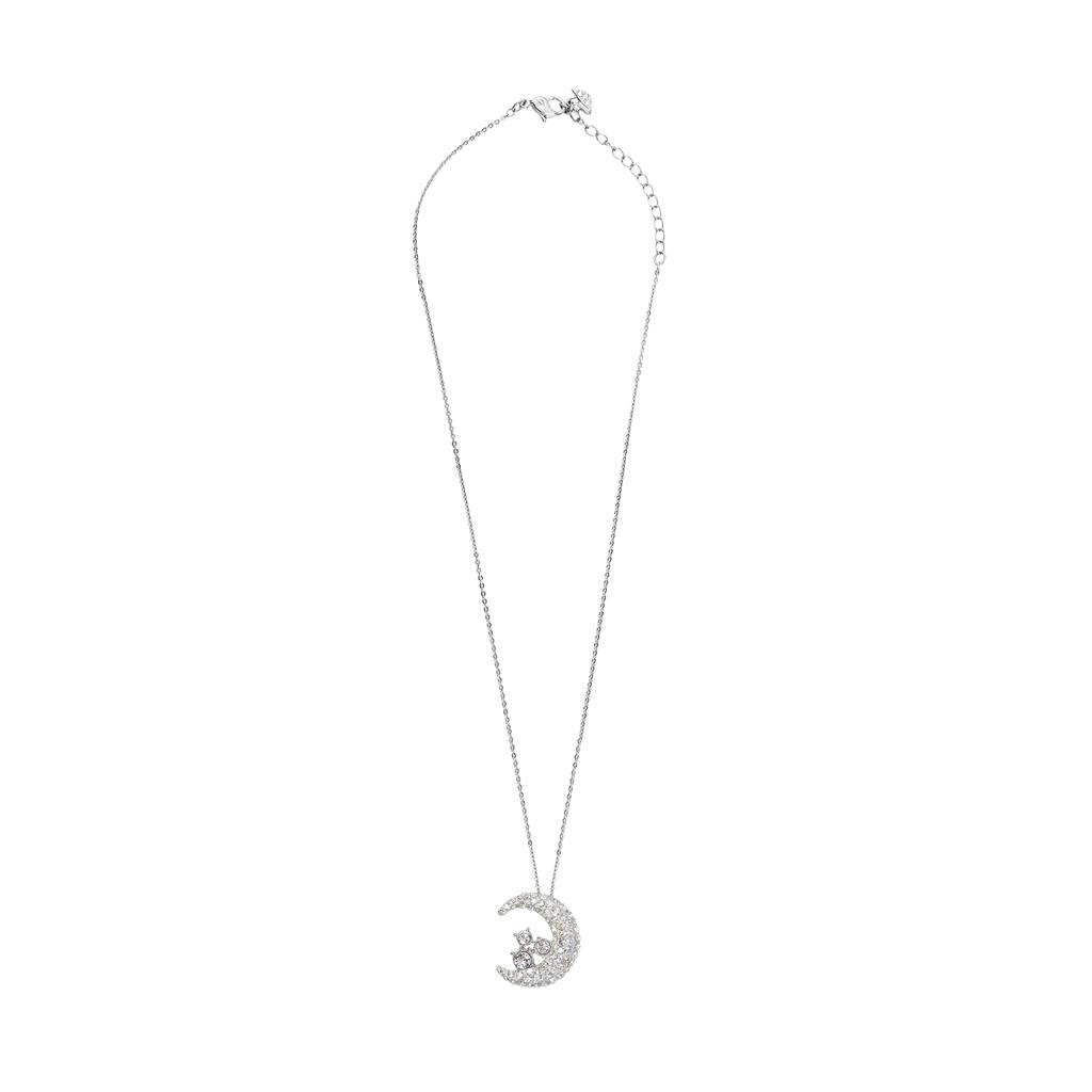 Swarovski Star And Moon Pendant Necklace Women necklace Silver 1181093