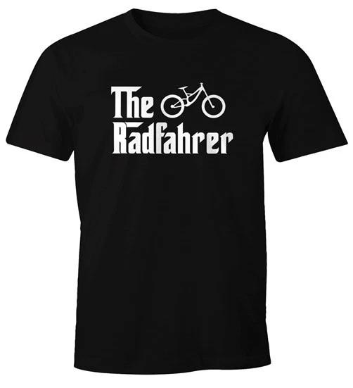 Mens T-Shirt The Cyclist Downhill Bicycle Biker Mountain Bike Fun Shirt S