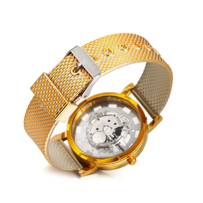 Men'S Watch Fashion Business Hollow Mechanical Disc Personality Casual Versatile Men'S Quartz Watch