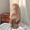 Natural-Looking Golden Long Loose Wave Wig-Heat-Resistant Synthetic Fiber with Realistic Hairline for Daily,Party&Cosplay