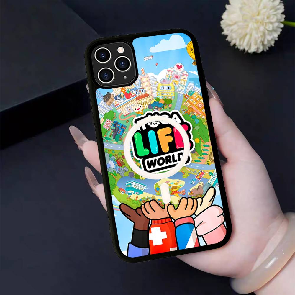 Toca Boca Toca Life World For Magsafe Magnetic Case For IPhone 17 Air 16 15 14 13 12 11 Pro Max Plus Wireless Charging