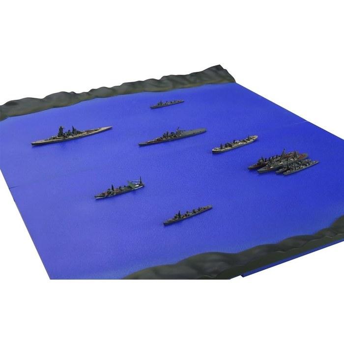 Fujimi Model 1/3000 Collecting Naval Port Series No.4 Truck Anchorage Plastic Model Naval Port 4 H158mm X W272mm