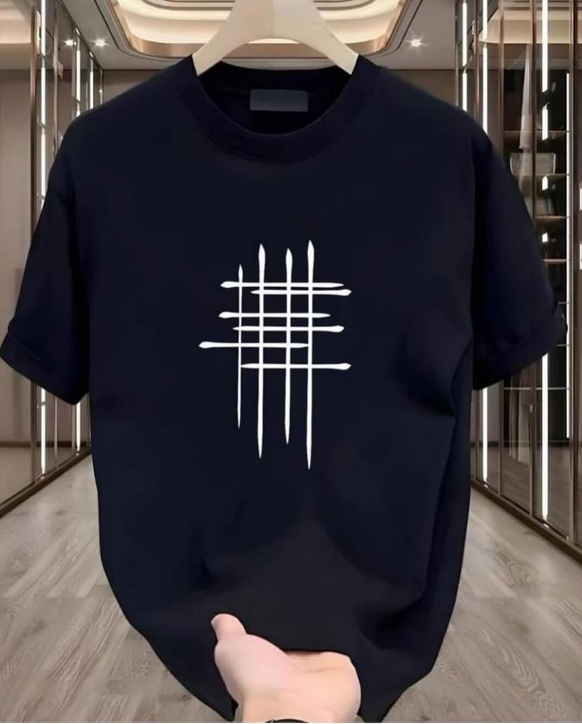 Gothic Creative Anime Pattern Printed Oversized Round-neck T-shirt High Street Fashion Trend Punk Couple Loose Short Sleeved