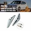 Framsida Krom Skärmlist Finishers Markör Blinkers Ljus Lampa Skyddslister För BMW X3 X4 F25 F26 2013-2017