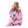 Disney Womens/Ladies Mickey Mouse Soft Sherpa Lined Oversized Blanket Hoodie