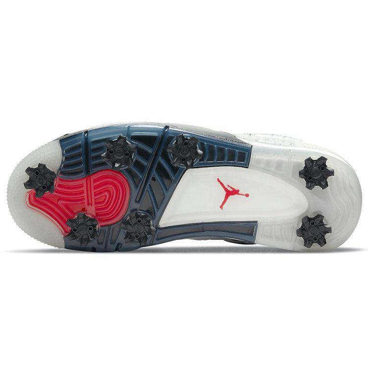 Air Jordan 4 Golf White Cement Unisex Sneakers Tech-Grey Black Fire-Red CU9981-100