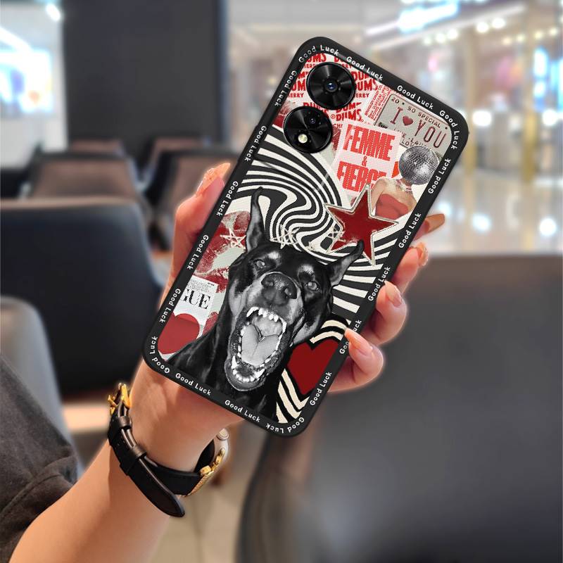 Protective Cute Phone Case For TCL 505/T509K/T5094 Fashion Design Back Cover Anti-knock Durable Silicone Full wrap TPU