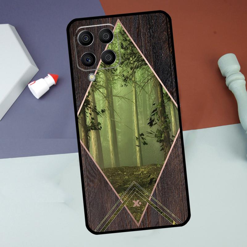 Forest Geometry Wood Nature For Samsung Galaxy M14 M34 M54 M15 M35 M55 M13 M23 M33 M53 M31 M51 M20 M12 M52 M06 M16 Case