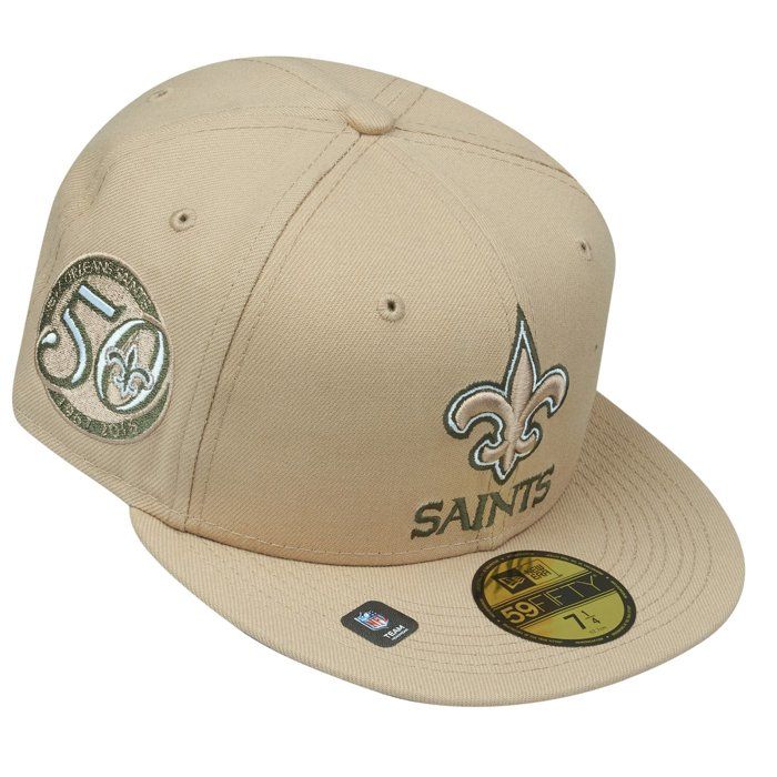 New Era 59Fifty Fitted Cap ANNIVERSARY NFL Teams Beige Rifle